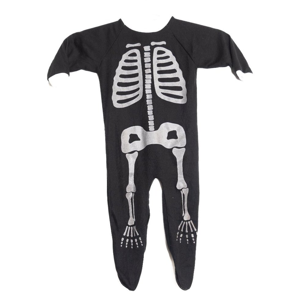 Lullaby Land Size L Baby Skeleton Costume Footed Pajamas For 18 1/2 to 23 pounds